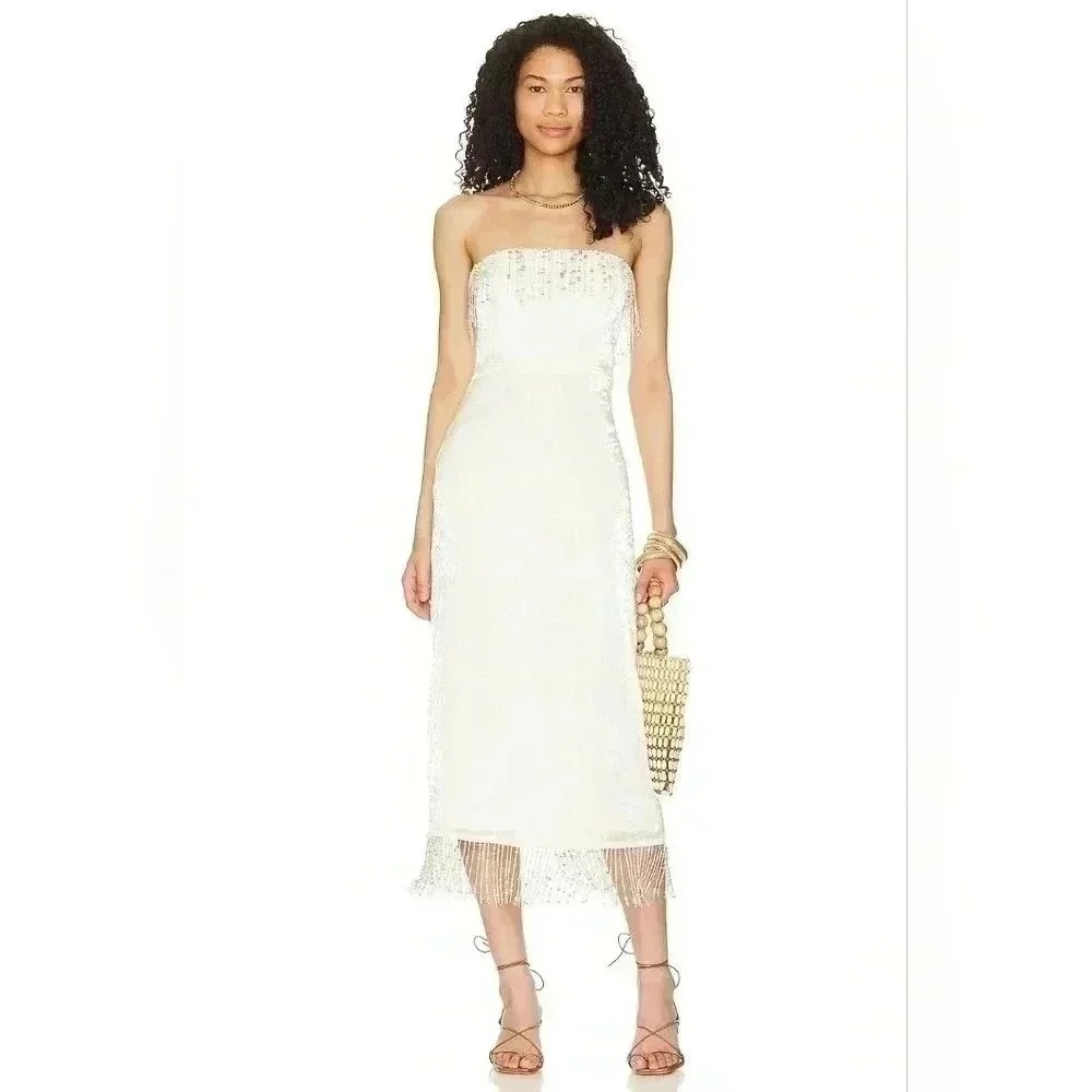 House of Harlow 1060 x REVOLVE Correra Midi Dress in Ivory